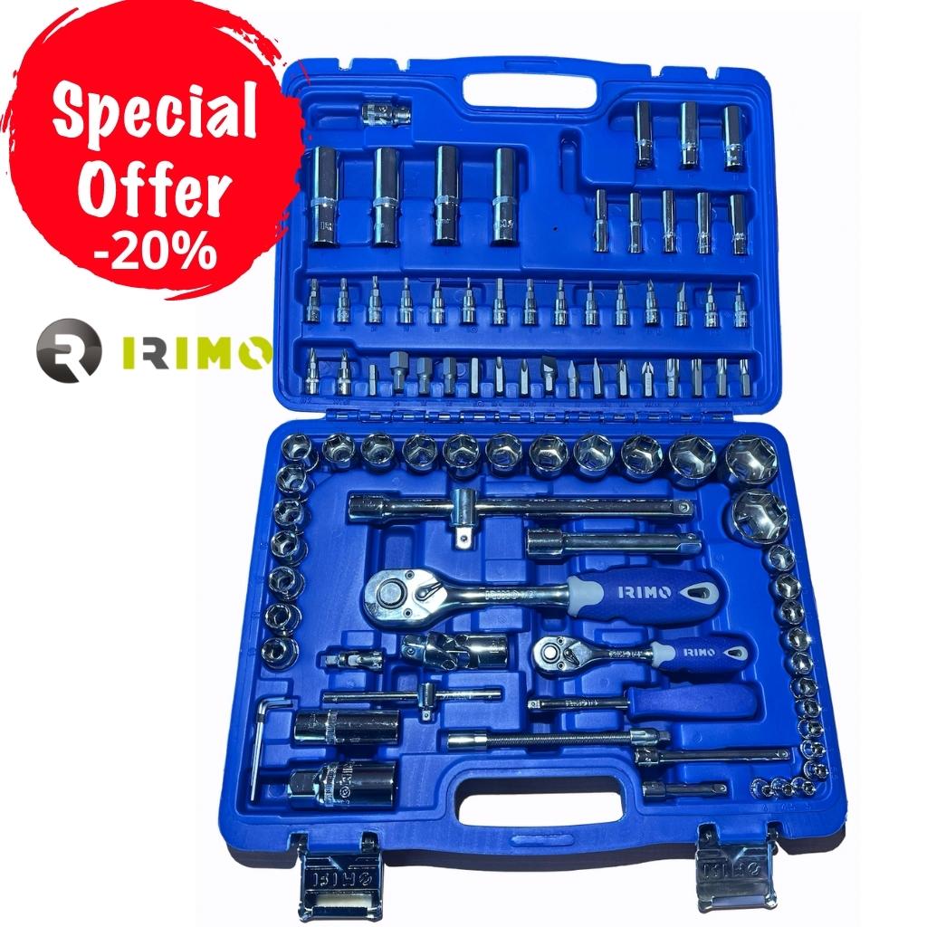 JUEGO DE DADOS DE 1/4 & 1/2 94 PIEZAS IRIMO (130-94-4)