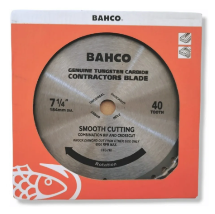 DISCO SIERRA 7.1/4 40 DTES BAHCO (CTC-740)