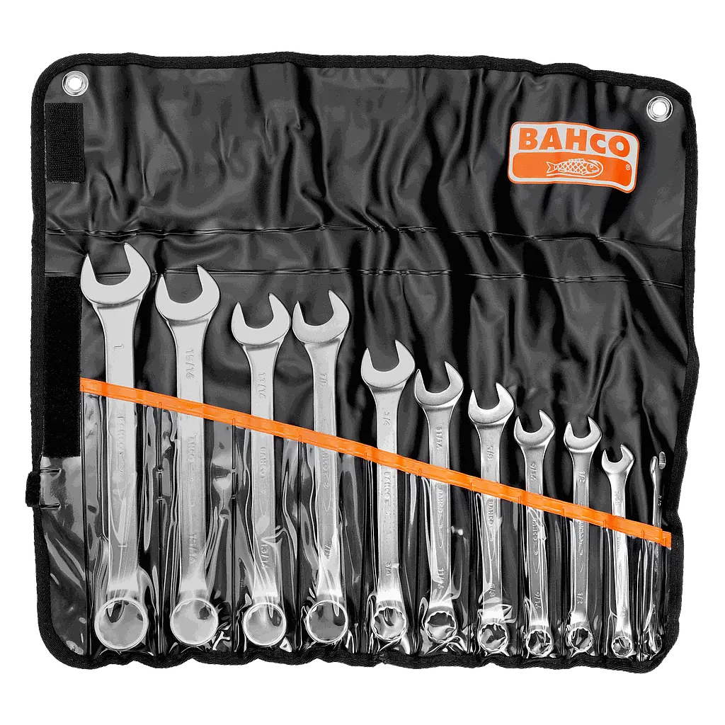 JUEGO LLAVES PUNTA CORONA 3/8 A 1 BAHCO (111Z/11T)