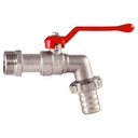 VALVULA BOLA JARDIN 1/2 C/ESPIGA