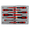 JUEGO DESTORNILLADOR ERGO 5 PZA (BE-9881S)